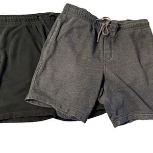 Goodfellow & Co Men's Casual Cotton Blend Shorts XL, Gray And Black Bundle